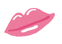 Lips Kiss Sticker
