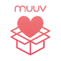 Heart Box Sticker by Roadway Moving