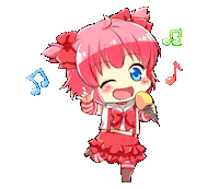 Girl Singing Sticker by re:ON Comics