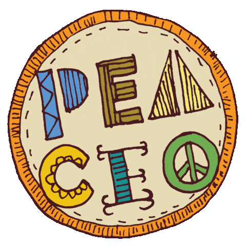 Peace Creativity Sticker by Bestival