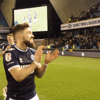 The Den Clap GIF by MillwallFC
