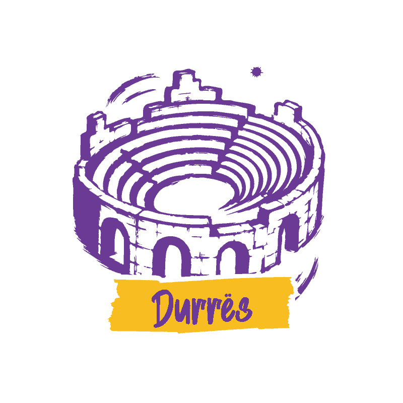 Durres Sticker by One Albania