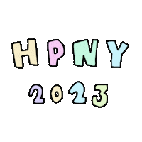 New Year Hpny Sticker