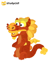 Chinese New Year Dragon Sticker by Studycat language learning for kids