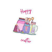 belmonili craft supplies bel monili crafty gif happy crafter Sticker