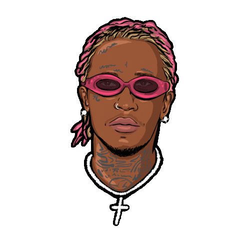 Young Thug Rap Sticker by nirmarx