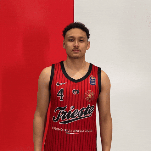 Basket Ross GIF by Pallacanestro Trieste