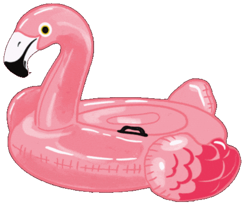 Spiritedartwork giphyupload flamingo psychadelic multicolour Sticker