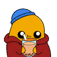 Bubble Tea Drinking Sticker