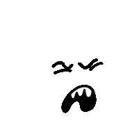 Angry Monster Sticker by Karma Cola