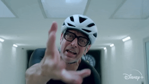 Episode 7 Bikes GIF by The World According to Jeff Goldblum | Disney+