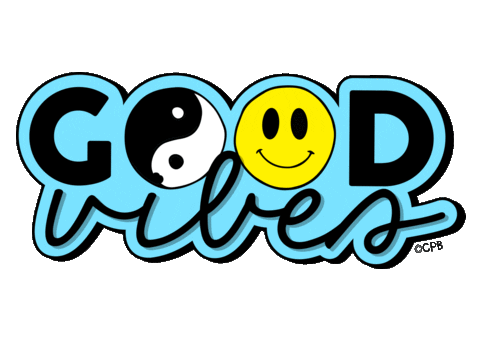 Good Vibes Smile Sticker by COREY PAIGE DESIGNS