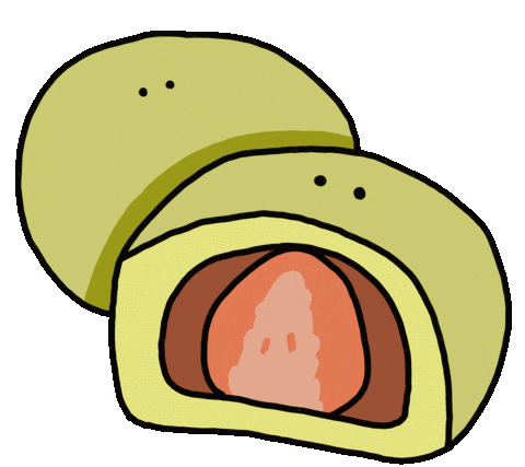 Rice Cake Matcha Sticker