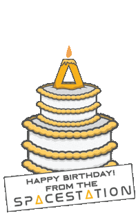 Happy Birthday Sticker by Spacestation