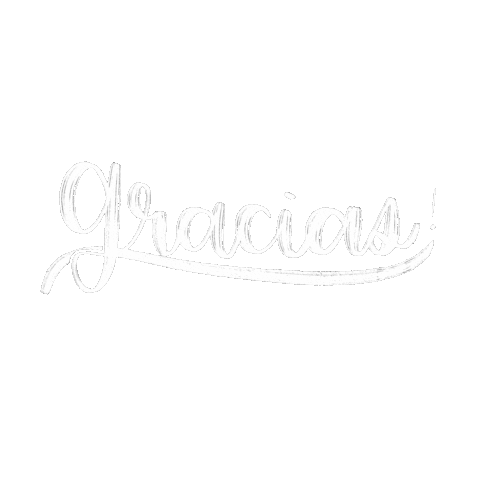 Lettering Gracias Sticker