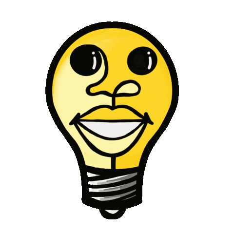 Idea Lightbulb Sticker