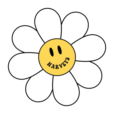 Flower Power Smile Sticker by Harveys Seatbelt Bag