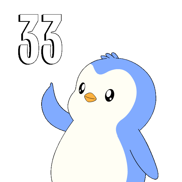 Penguin Trei Sticker by Pudgy Penguins