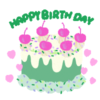 Birthday Cake Sticker
