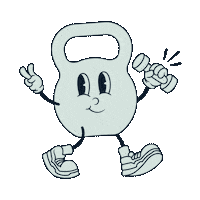 goyard_fit fitness weight kettlebell goyard Sticker