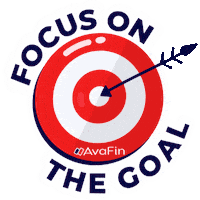 Goal Focus Sticker by AvaFin