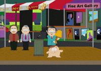 eric cartman art GIF by South Park 