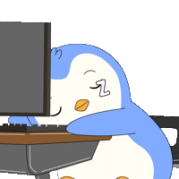 Tired Good Night Sticker by Pudgy Penguins