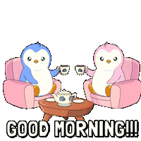 Good Morning Love Sticker by Pudgy Penguins