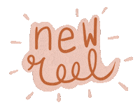 Pink Reel Sticker by Bon Maxie