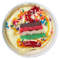 Rainbow Cookie Sprinkles Sticker by foodbabyny