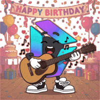 Happy Birthday Gif GIF by IDX Solana