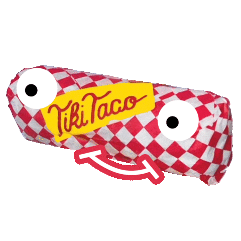 Tacos Burritos Sticker by tikitaco