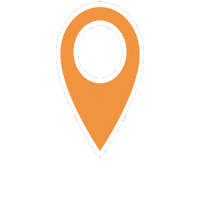 moobilplus orange pin ort ziel Sticker