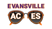 Purple Aces Iu Sticker by University of Evansville