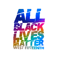 Black Lives Matter Pride Sticker by West Fifteenth