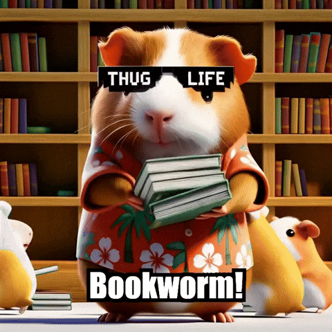 Guinea Pig Library GIF by Guinea Gambino