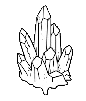 Crystal Melting Sticker by Venla Hannola