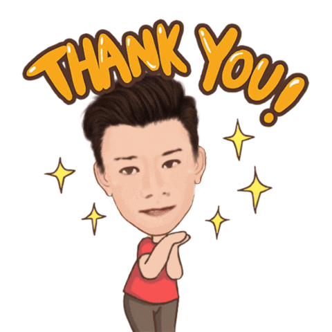 Thanks Thank You Sticker