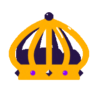 Queen King Sticker by Gabriel Nemer