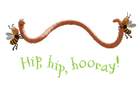 MagicLightPictures celebrate strong worm hooray Sticker