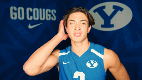 Confused Sport GIF by BYU Cougars