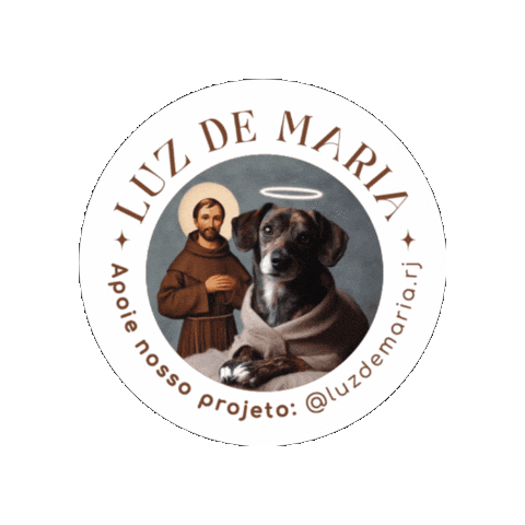 Pet Maria Sticker by Luciana Magalhães