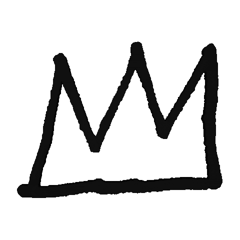 BasquiatKingPleasure giphyupload basquiat jeanmichelbasquiat kingpleasurela Sticker