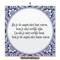 Wijsheid Spreuk Sticker by Tegelspreuken.nl
