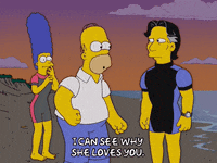 homer simpson love GIF
