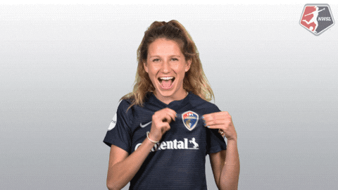 nwsl giphyupload soccer nwsl excitement GIF