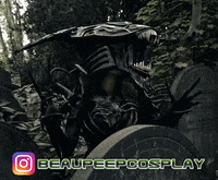cosplaying alien queen GIF