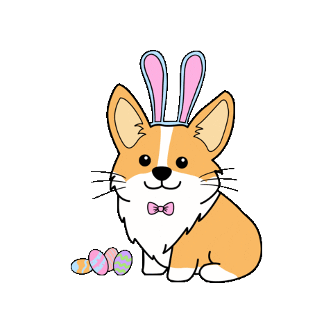 Easter Eggs Spring Sticker by Petique, Inc.