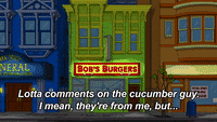 Comments from the Cucumber Guy | Season 11 Ep. 21 | BOB'S BURGERS