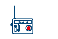 radio villabota Sticker by Het Entrepot